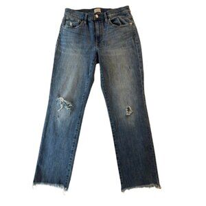 J.Crew Slim Boyfriend Jeans Size 27 - Midrise - Distressed - Raw Hem